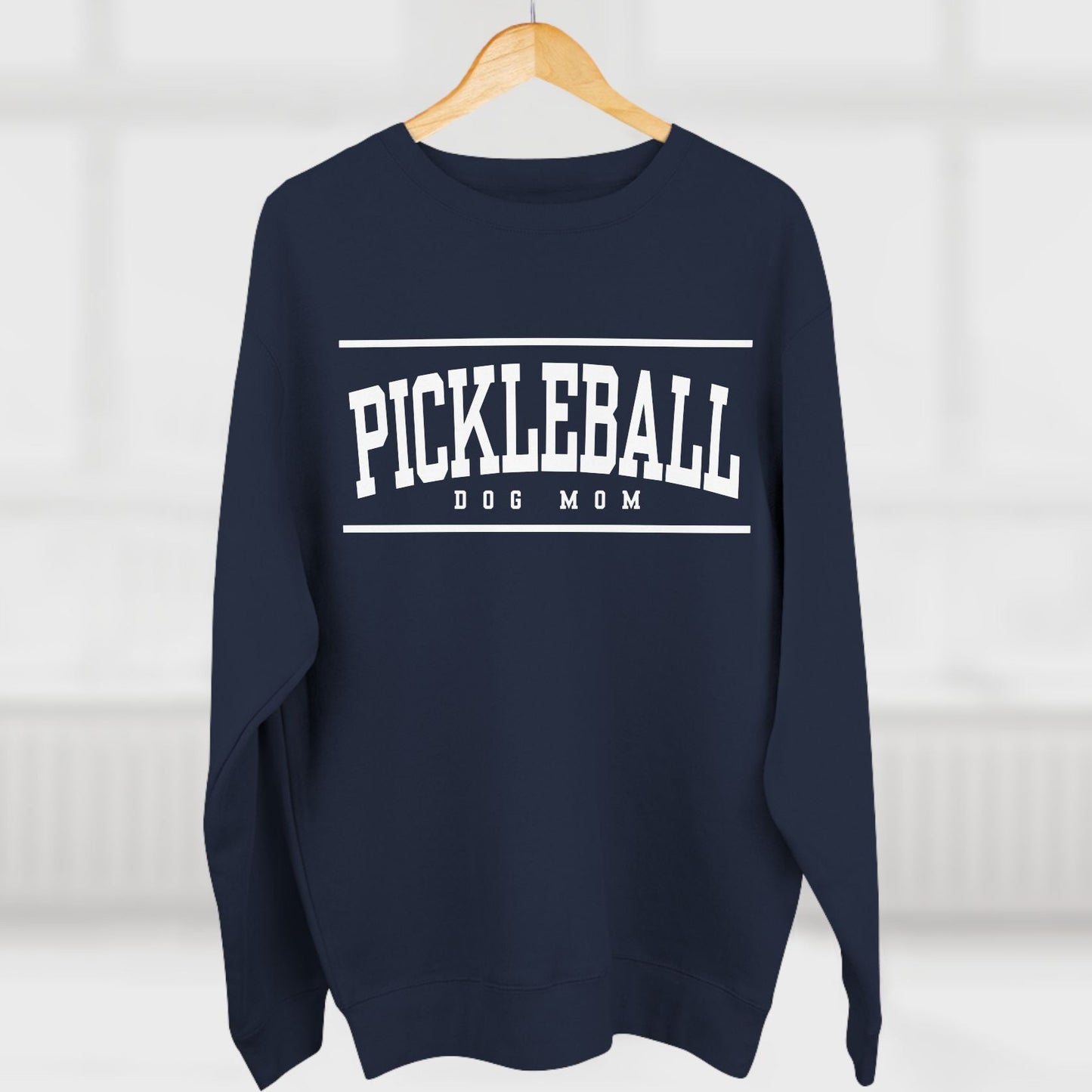Pickleball Dog Mom Premium Sweatshirt