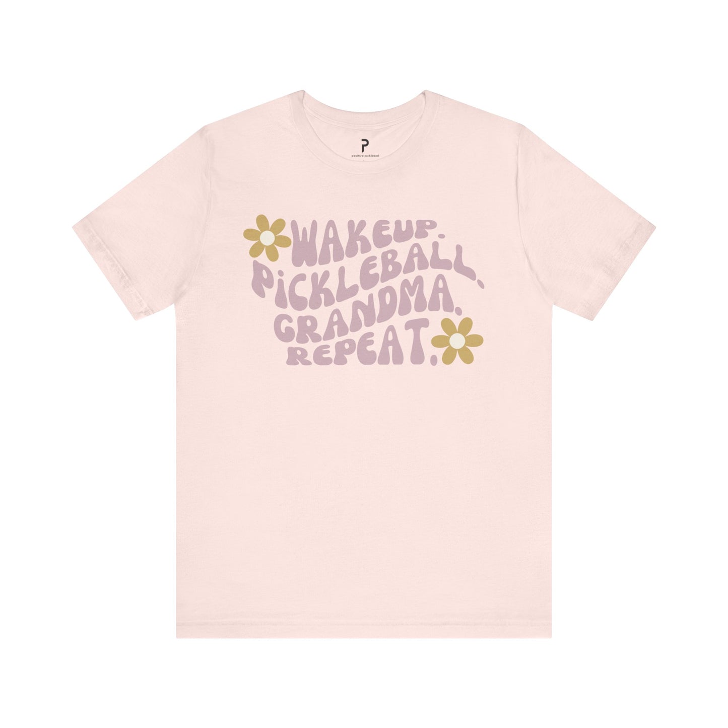 Pickleball Grandma Repeat Cotton Unisex Tee