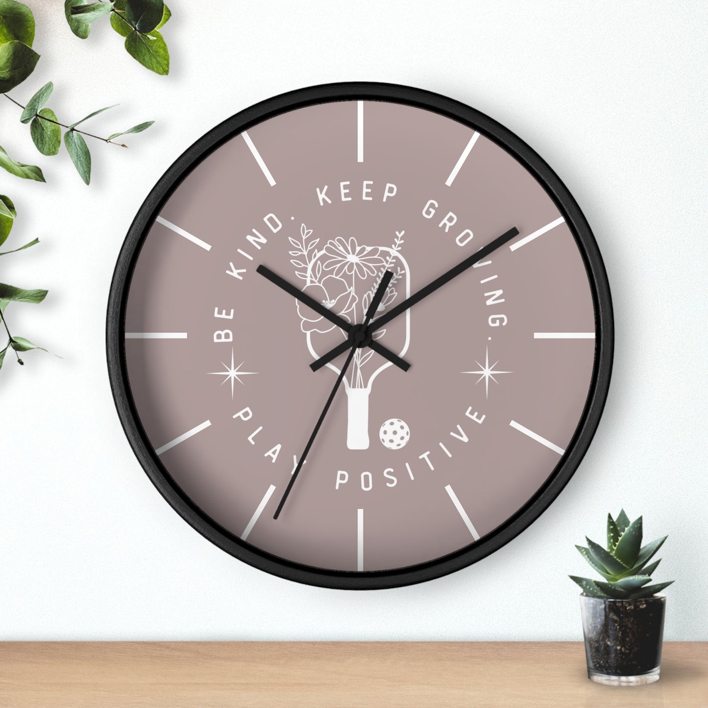 Keep Growing Wall Clock