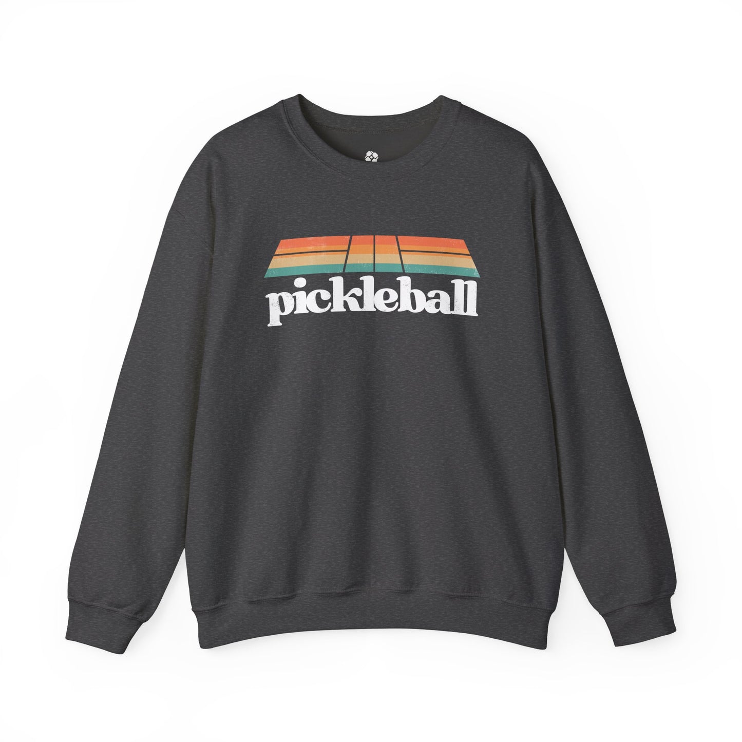 Retro Pickleball Crewneck Sweatshirt