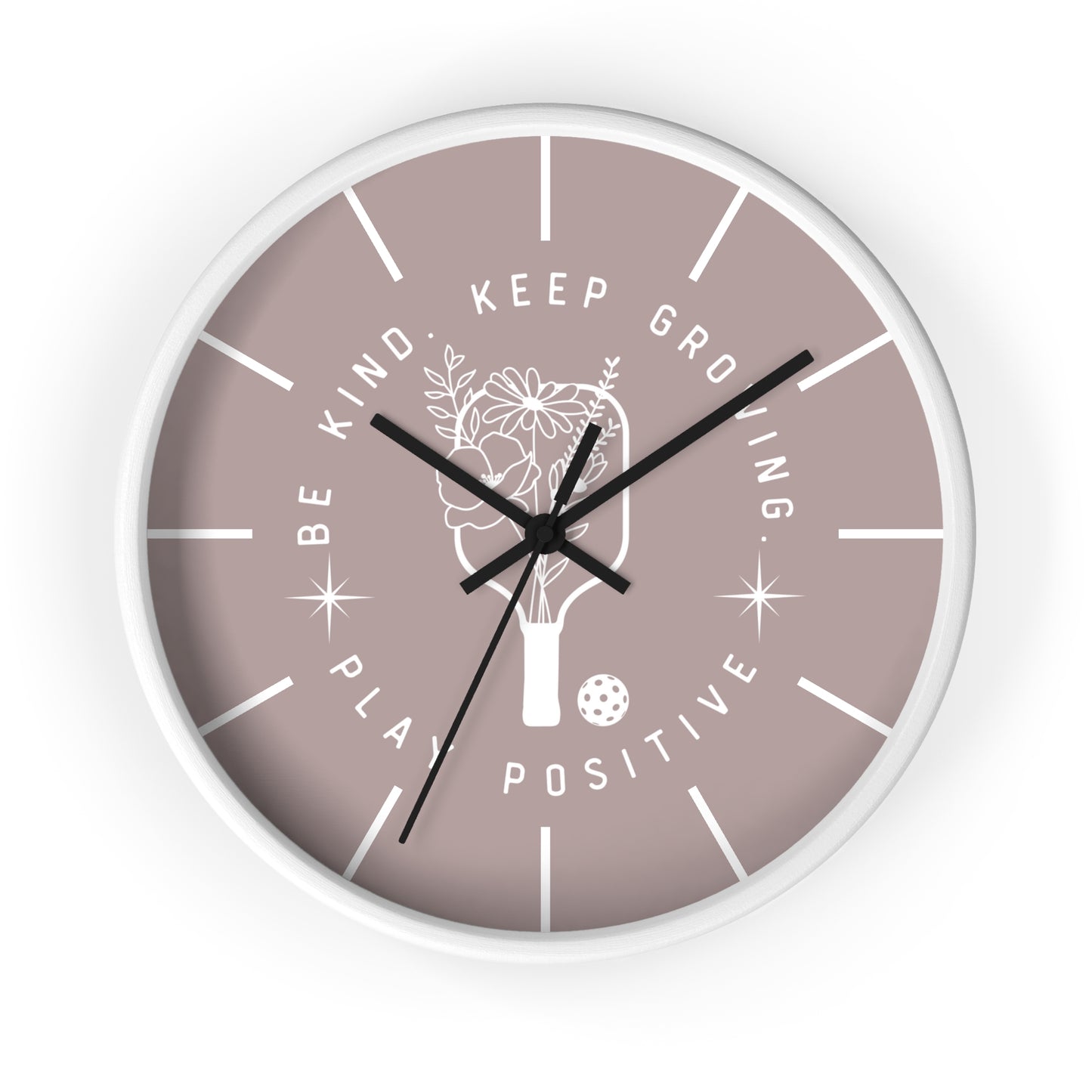 Keep Growing Wall Clock