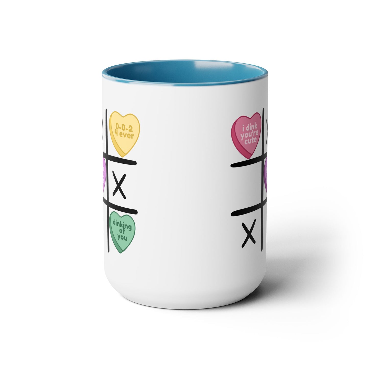 Tic Tac Toe Pickleball 15oz Coffee Mug