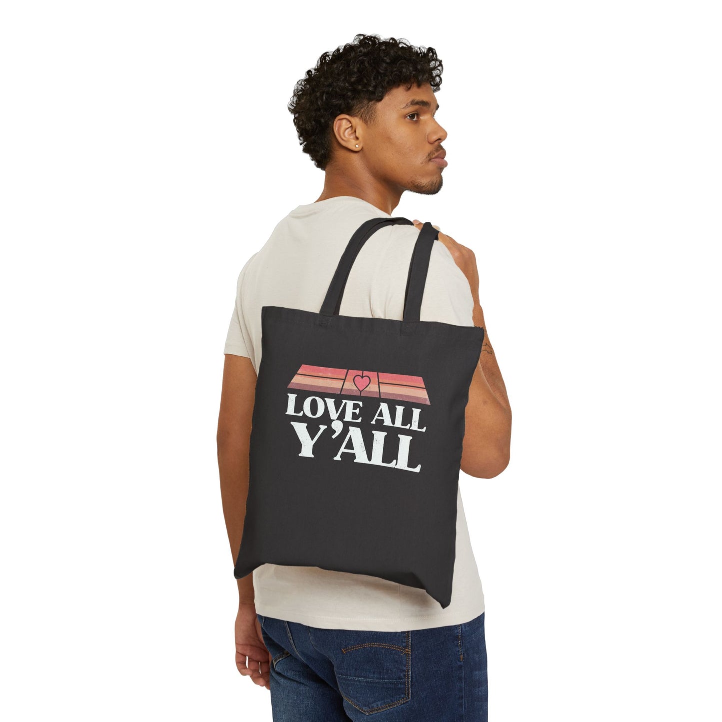 Love All Y'all Picklebll Canvas Everything Tote Bag