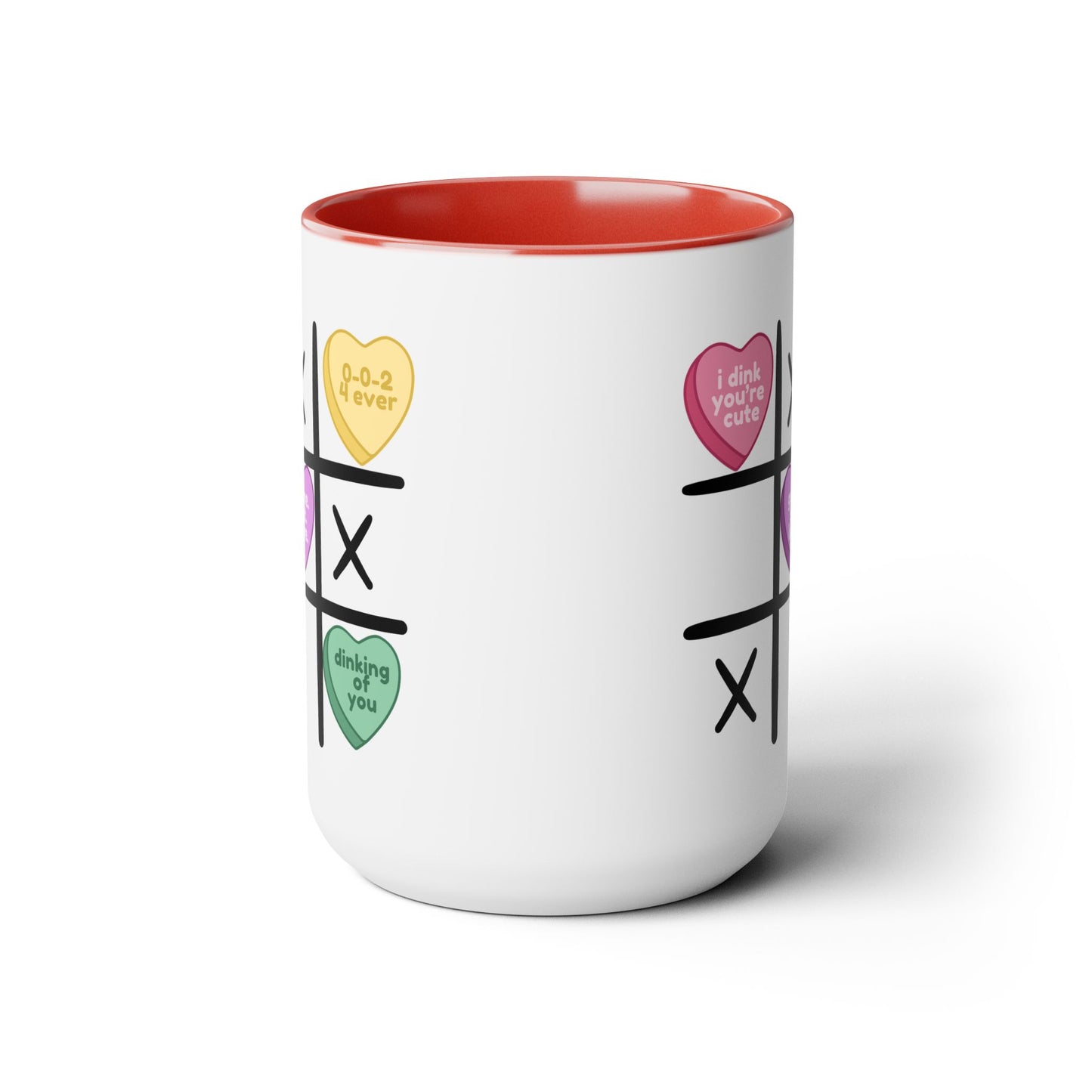 Tic Tac Toe Pickleball 15oz Coffee Mug