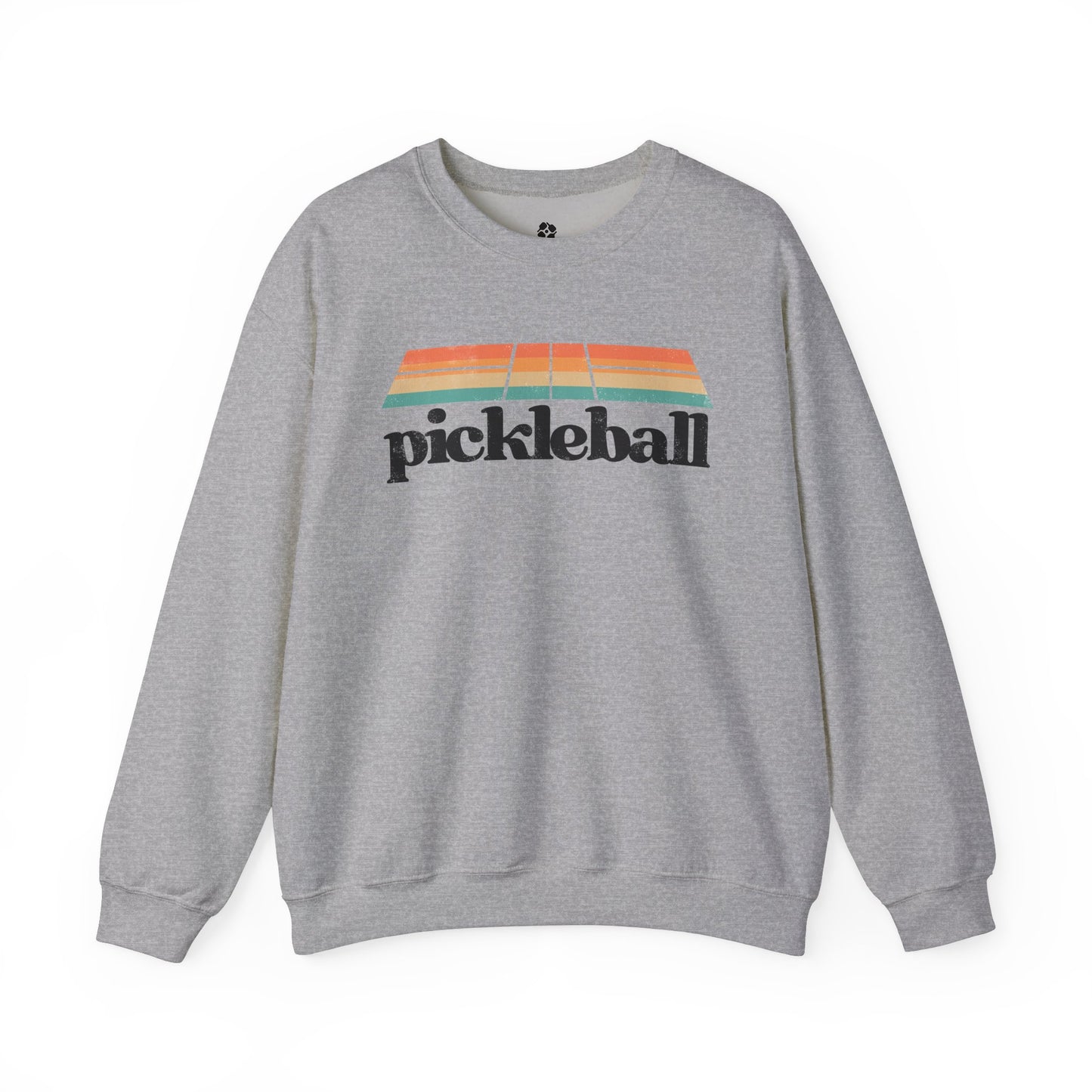 Retro Pickleball Crewneck Sweatshirt