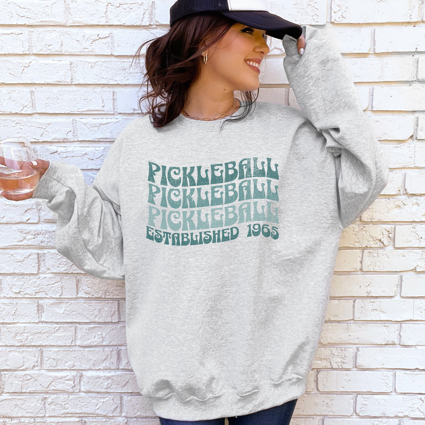 Pickleball Wave Sweatshirt