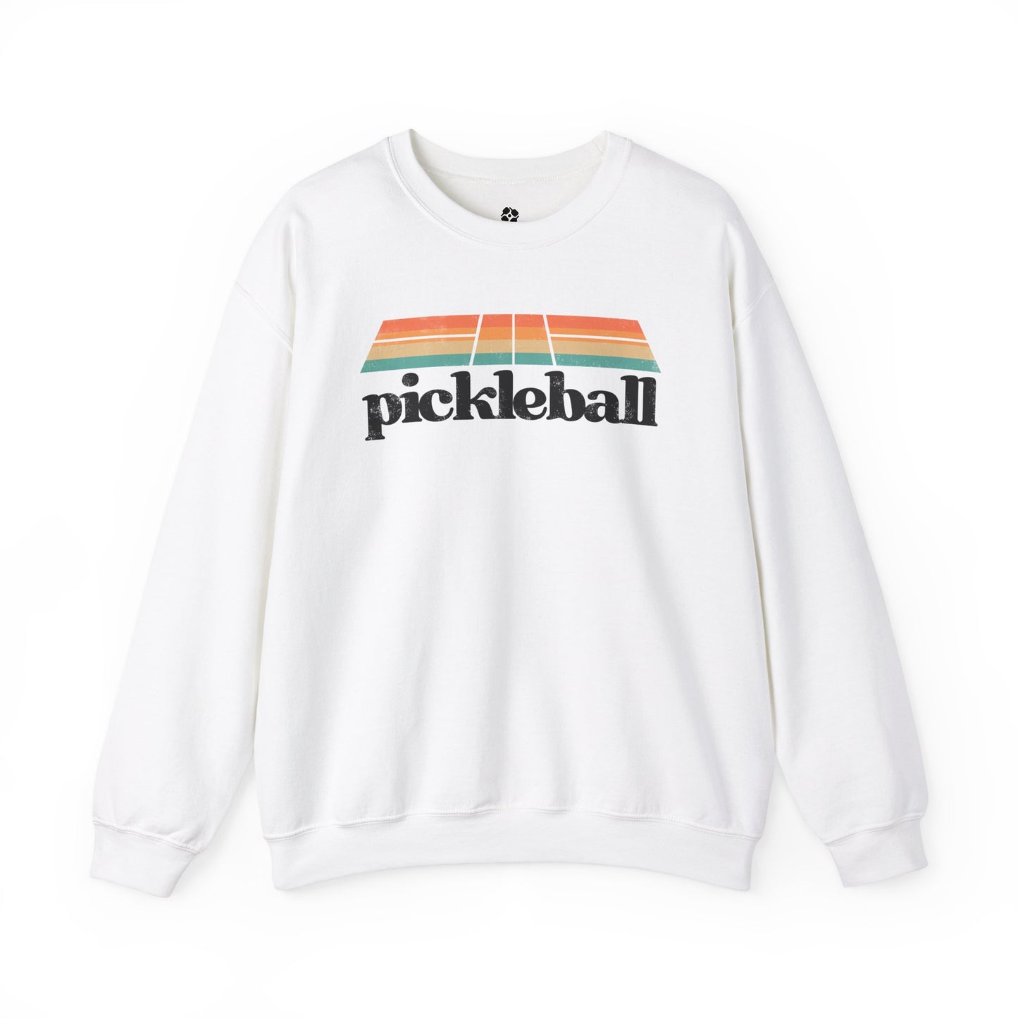 Retro Pickleball Crewneck Sweatshirt