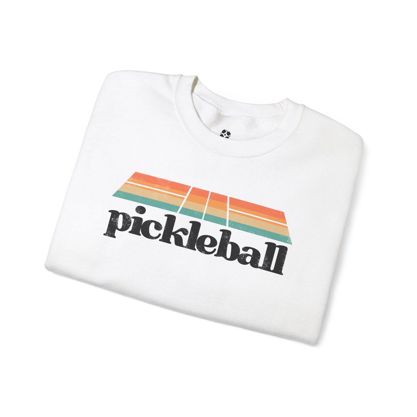 Retro Pickleball Crewneck Sweatshirt