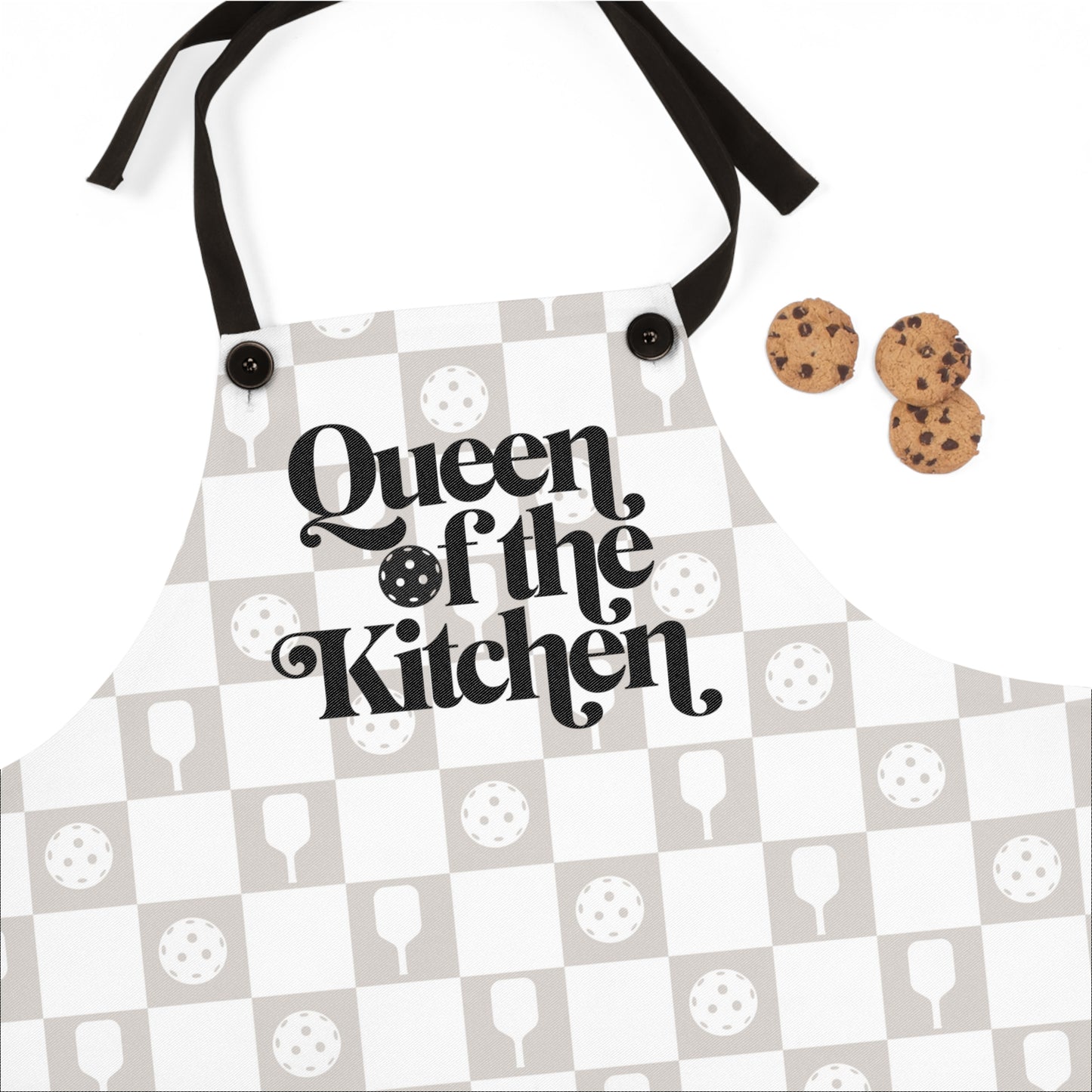 Checkered Queen of the Kitchen Apron