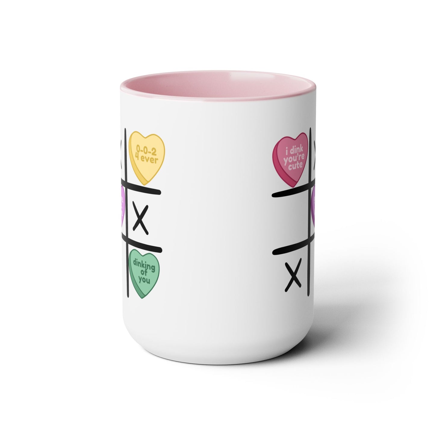 Tic Tac Toe Pickleball 15oz Coffee Mug