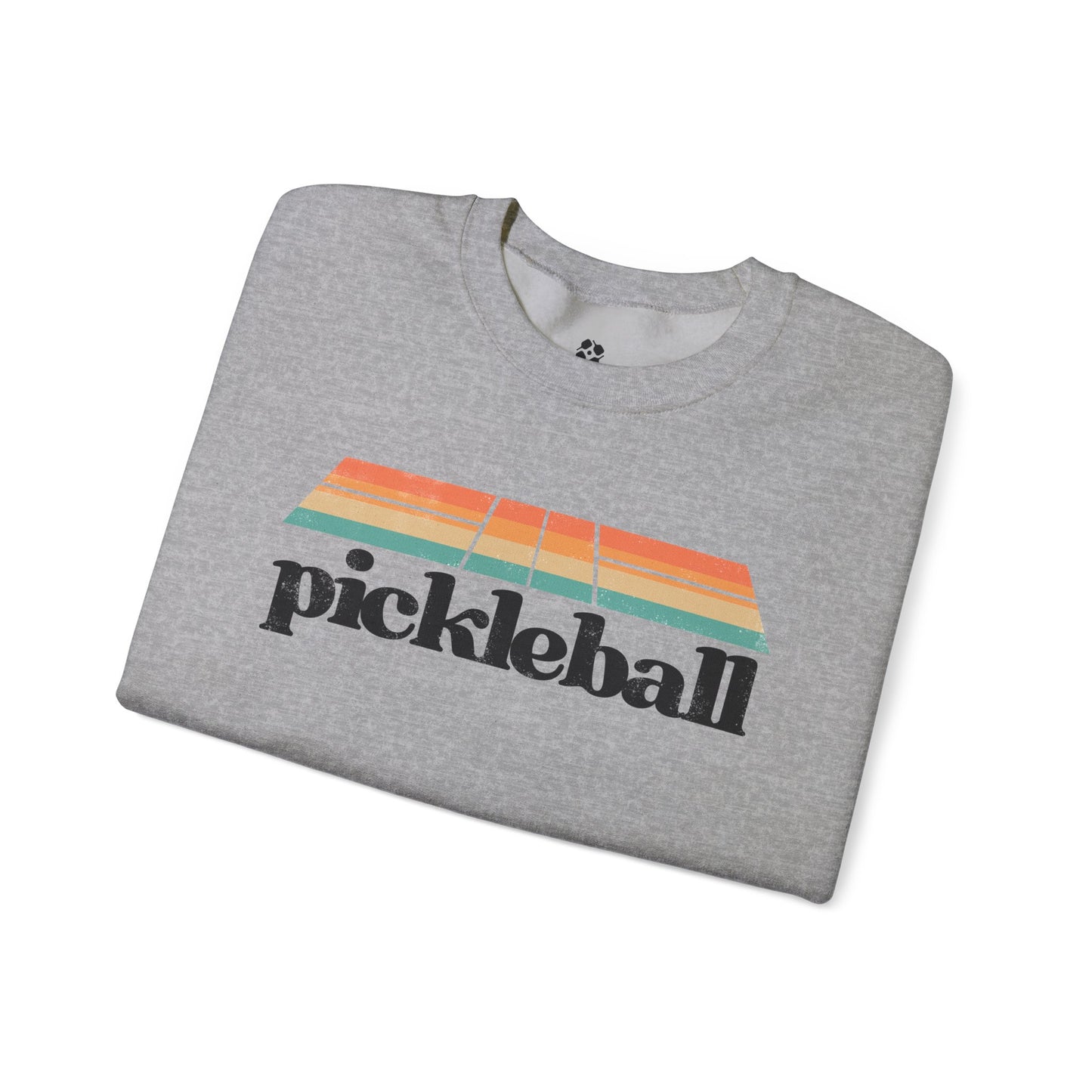 Retro Pickleball Crewneck Sweatshirt