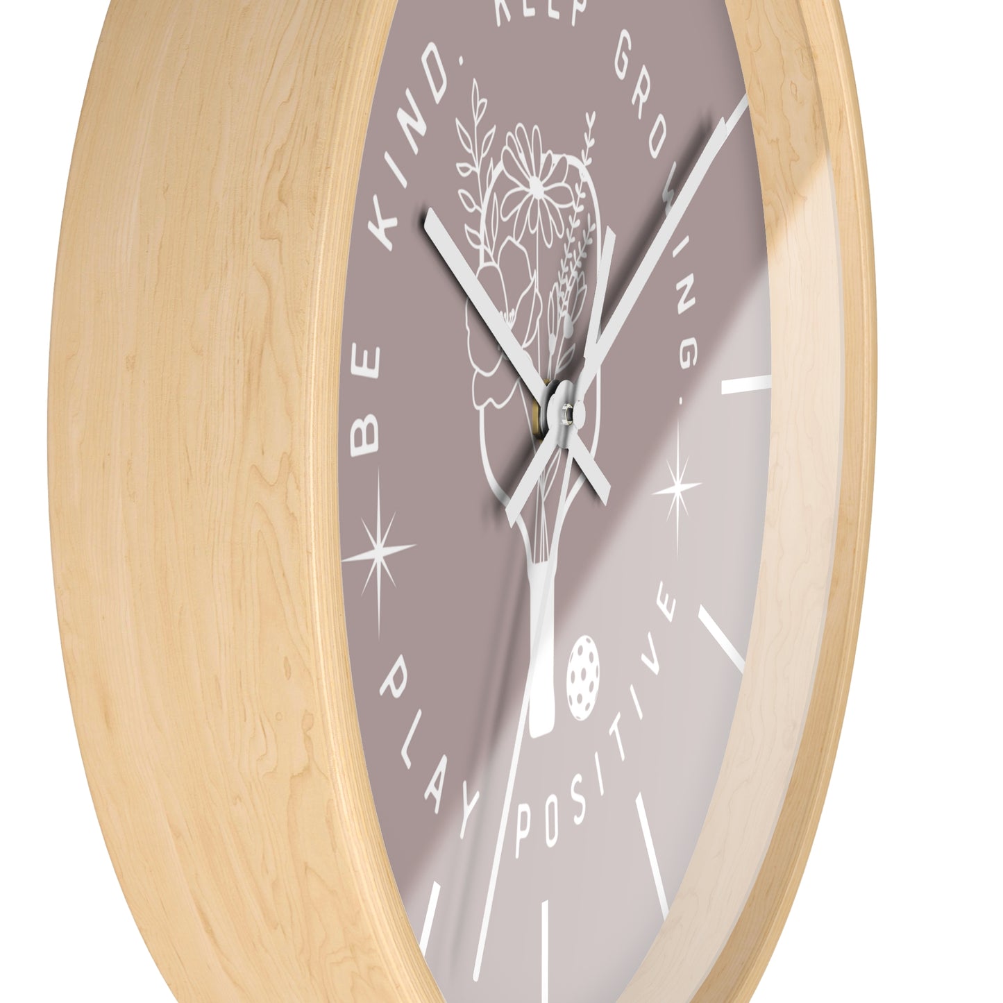 Keep Growing Wall Clock