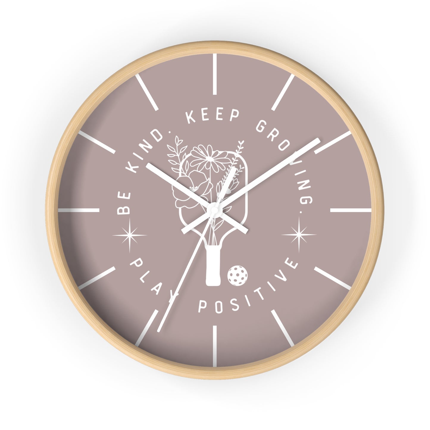Keep Growing Wall Clock