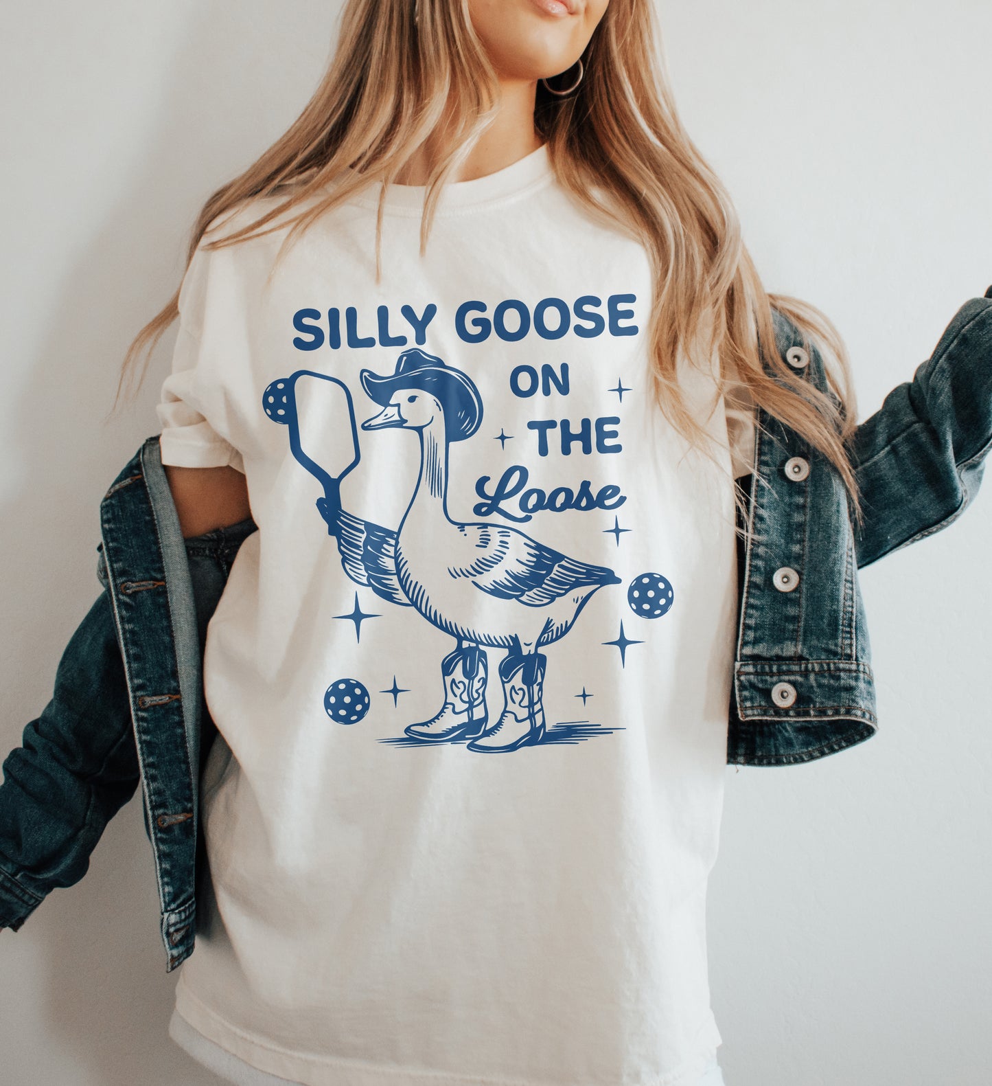 Silly Goose on the Loose Cotton Tee