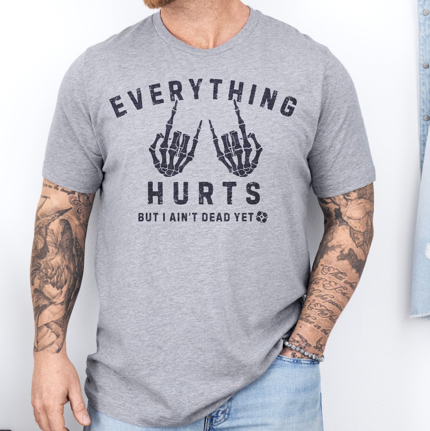 Everything Hurts Skeleton Tee