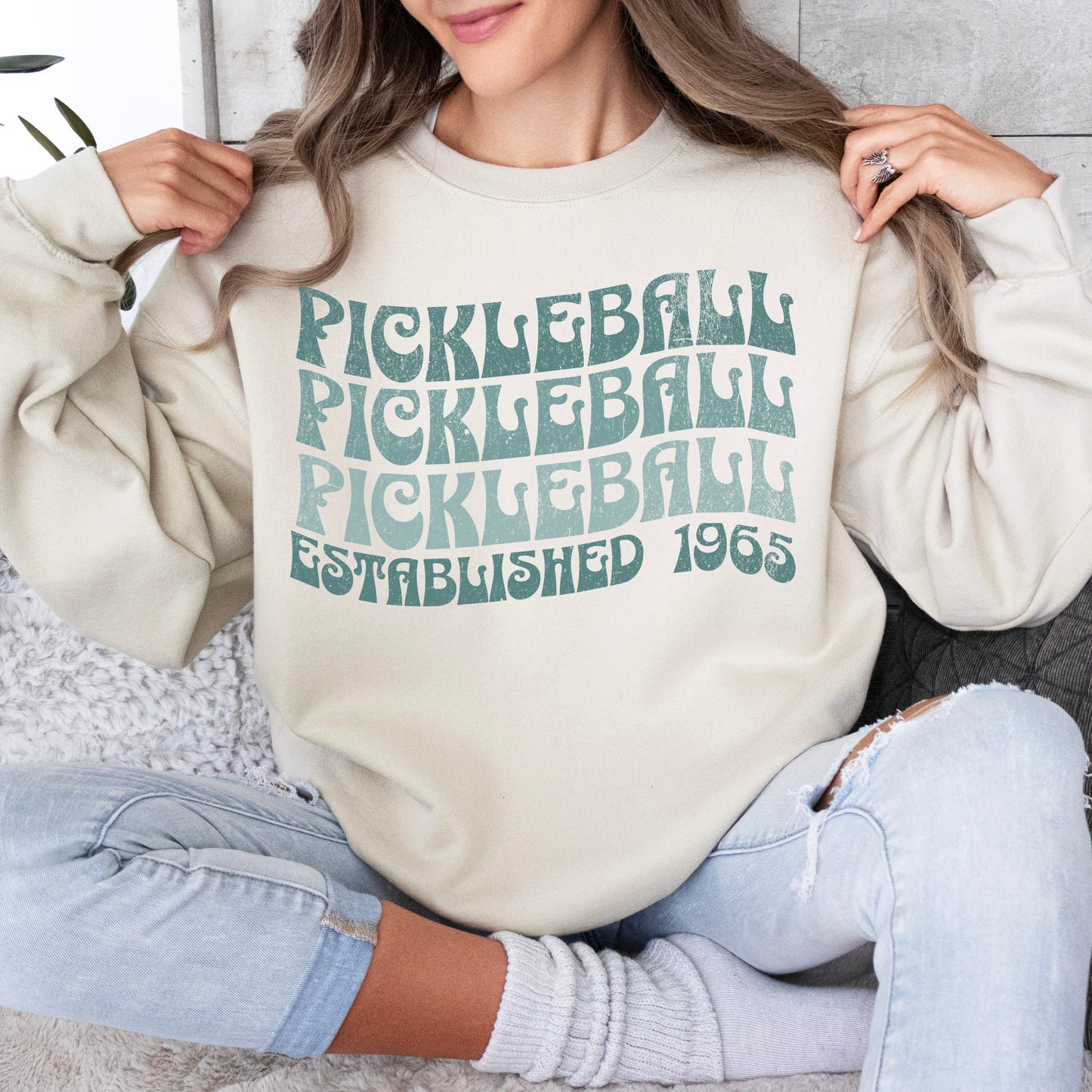 Pickleball Wave Sweatshirt