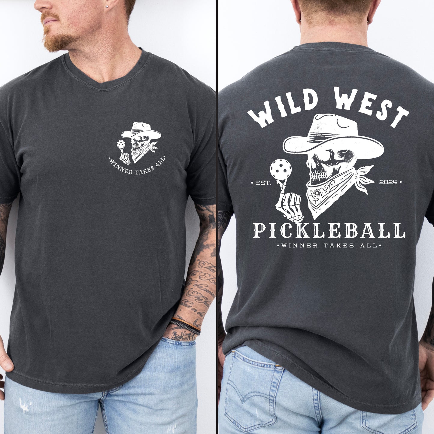 Wild West Pickleball Vintage Wash T-shirt
