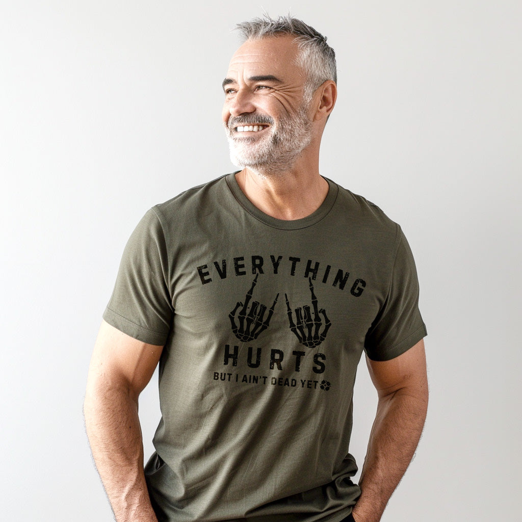 Everything Hurts Skeleton Tee