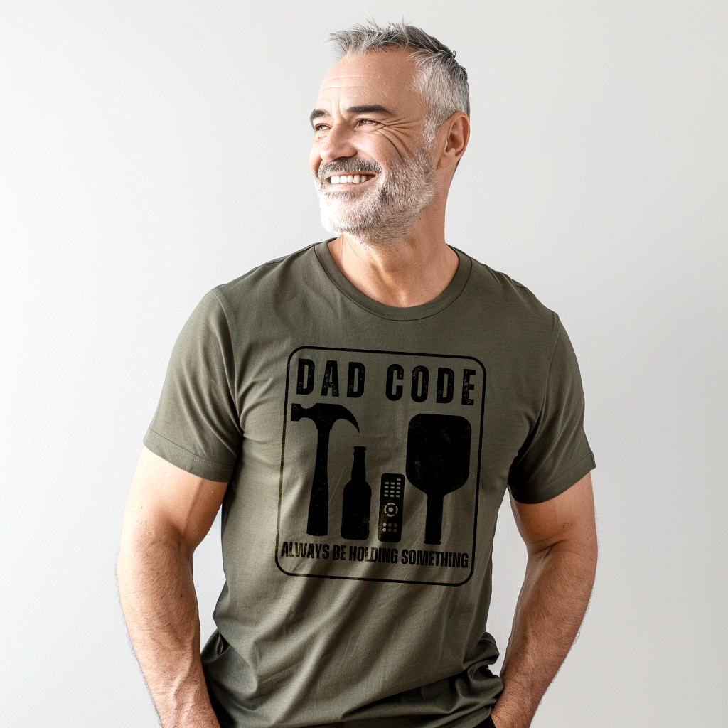 Dad Code Pickleball Cotton Tee