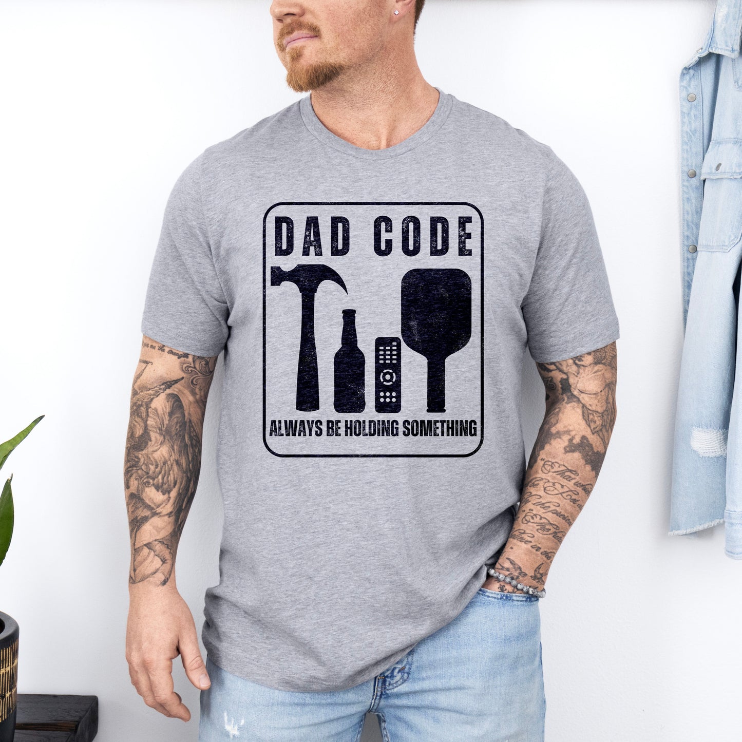 Dad Code Pickleball Cotton Tee