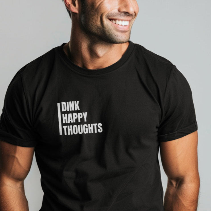 Dink Happy Thoughts Badge Unisex Tee
