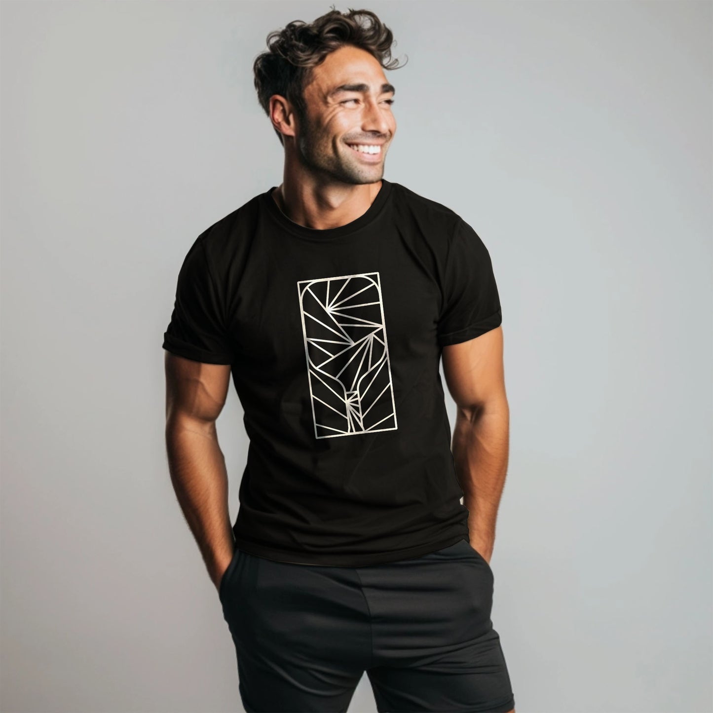 Geo-Paddle Unisex Cotton Tee