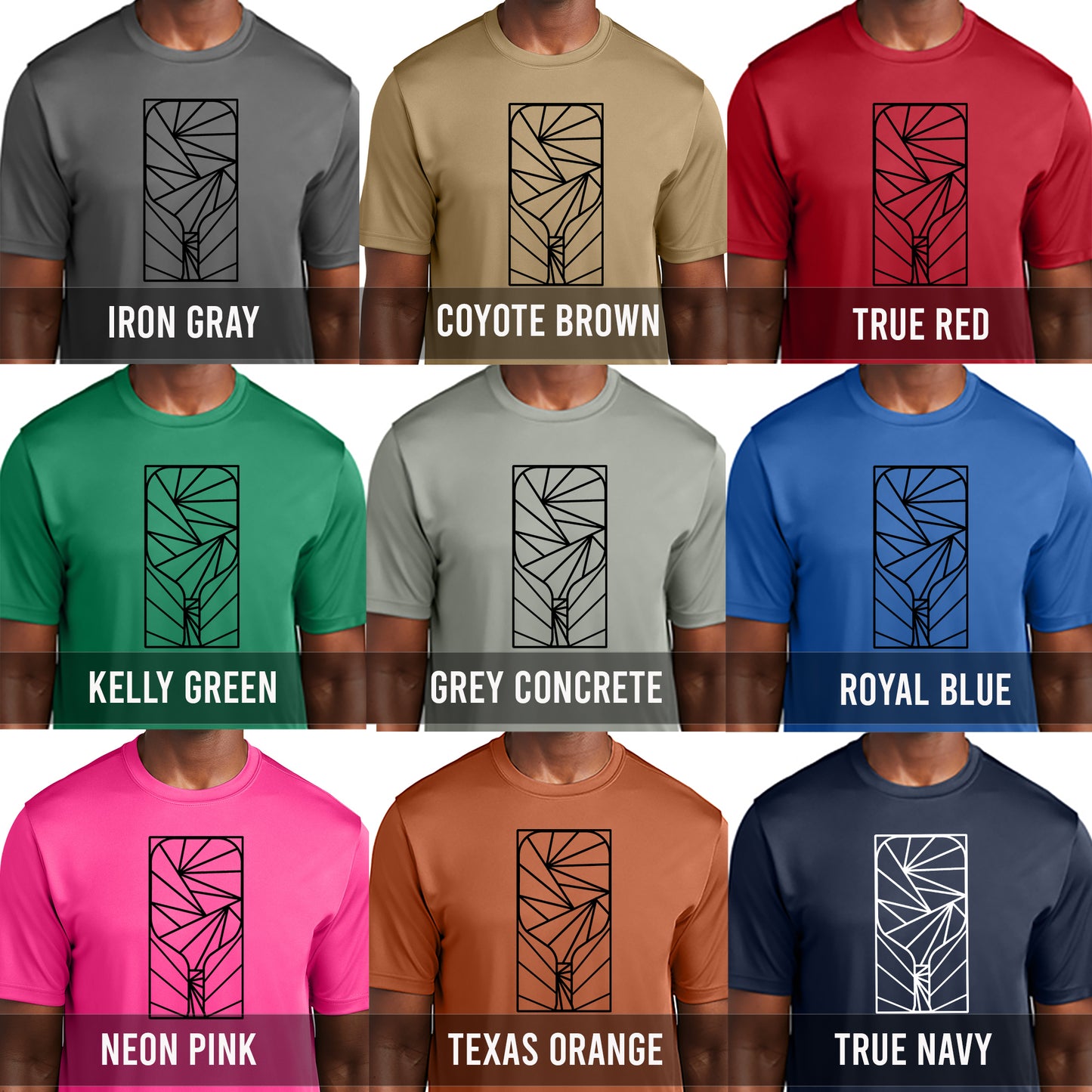 Geo-Paddle Moisture Wicking Tee