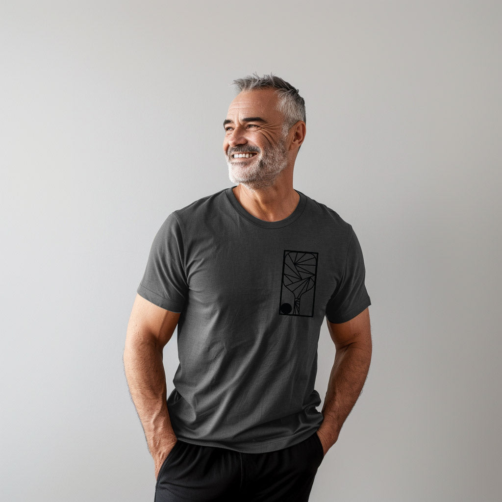 Geometric Patch Unisex Cotton Tee