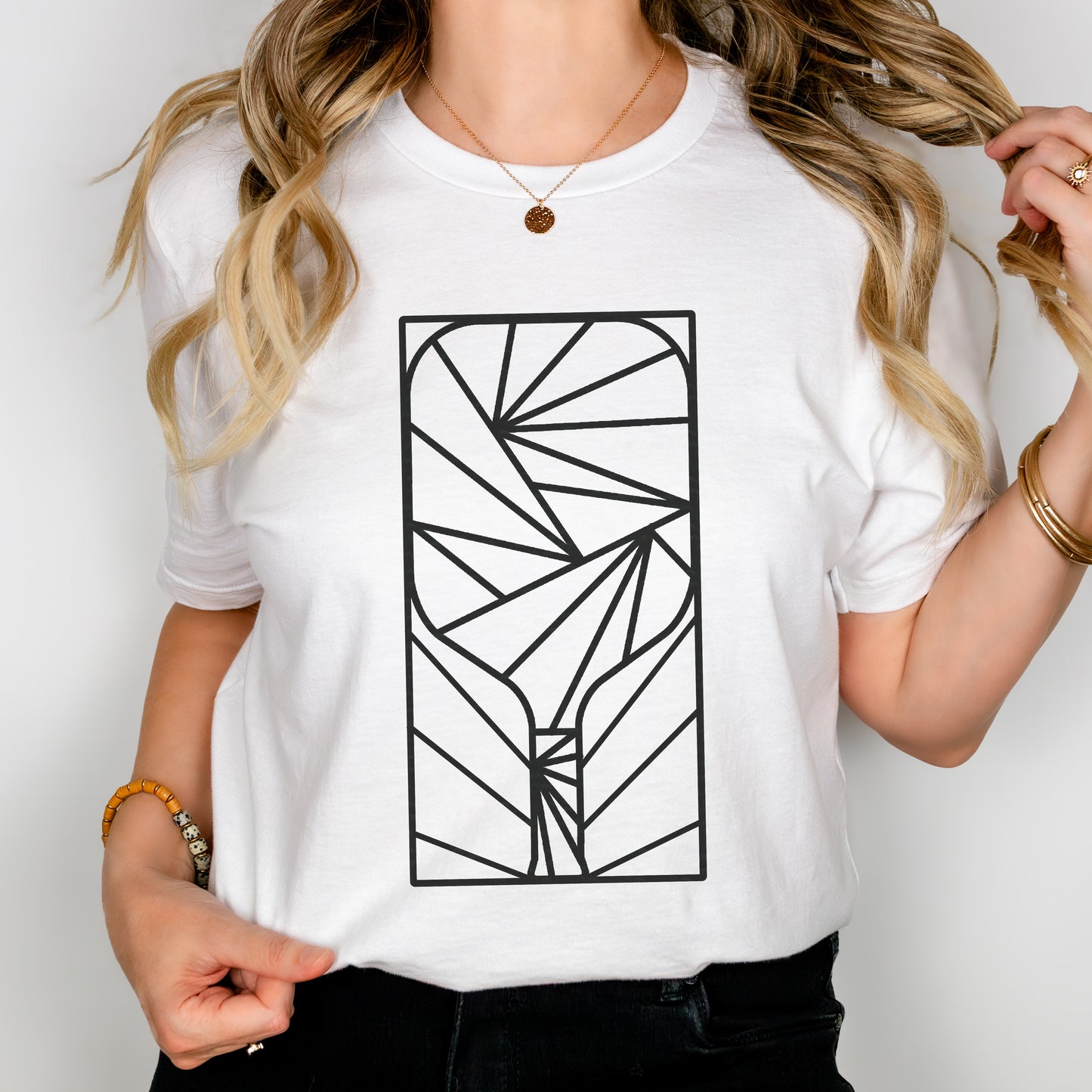 Geo-Paddle Unisex Cotton Tee
