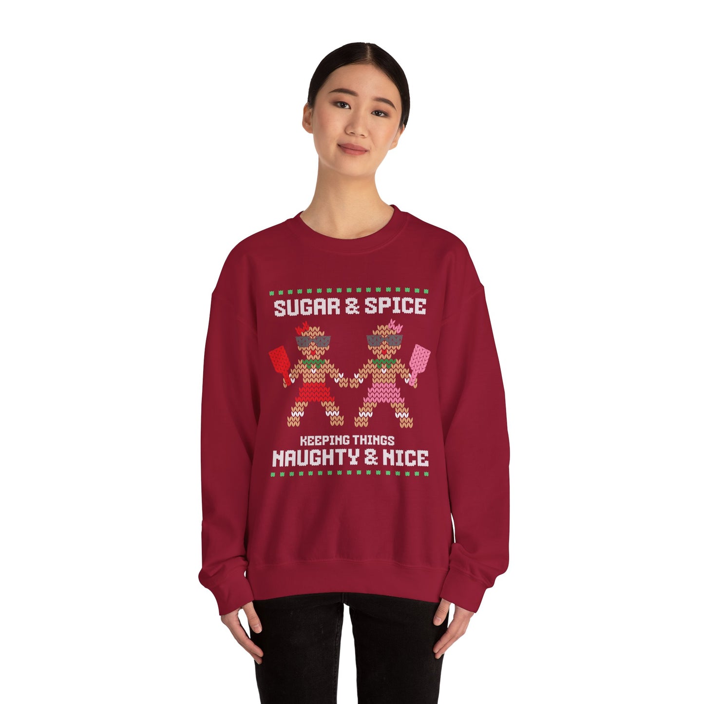 Naughty and Nice Ugly Christmas Sweater Sweatshirt