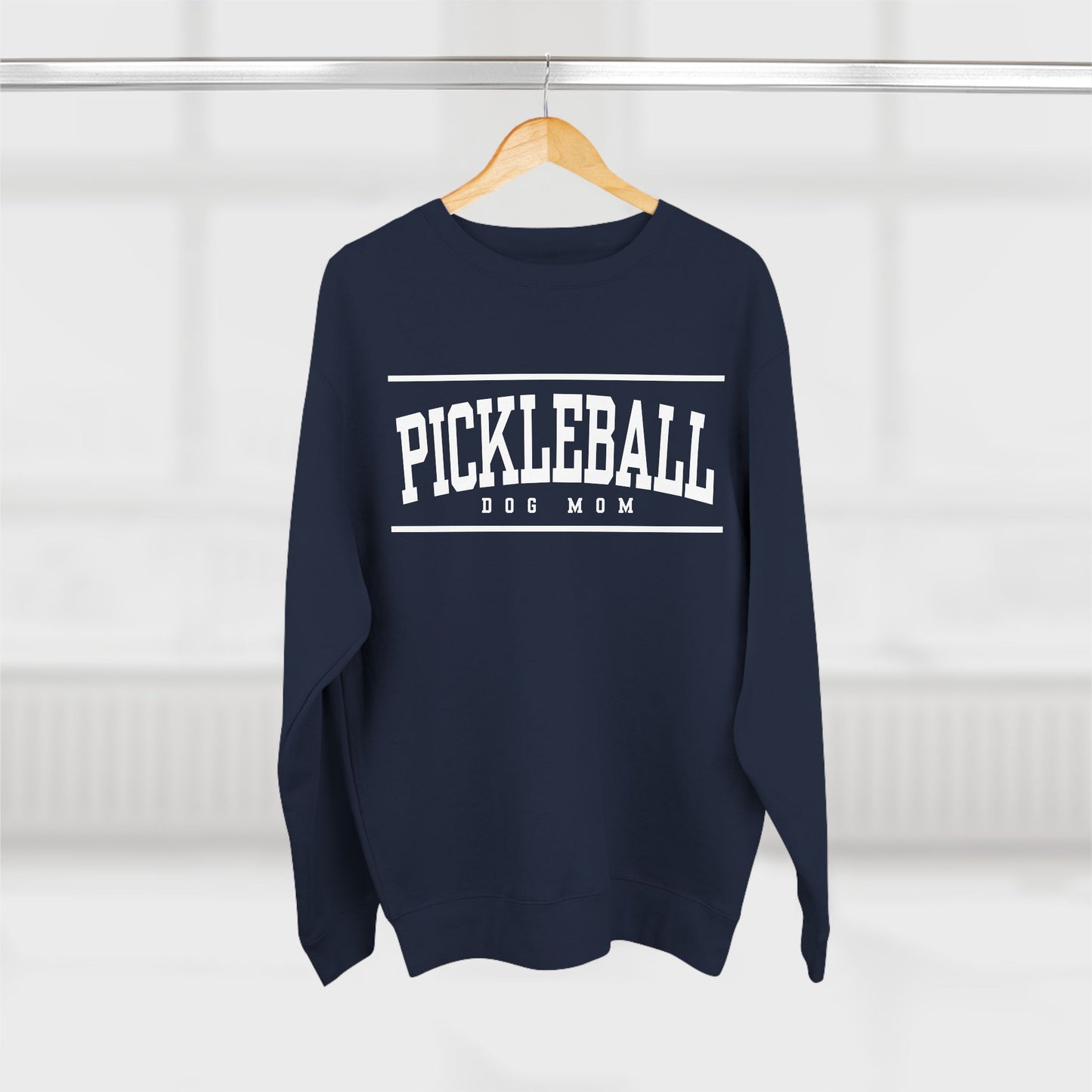 Pickleball Dog Mom Premium Sweatshirt