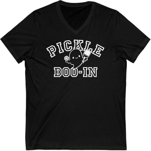 Pickle-Boo-in V-Neck Tee