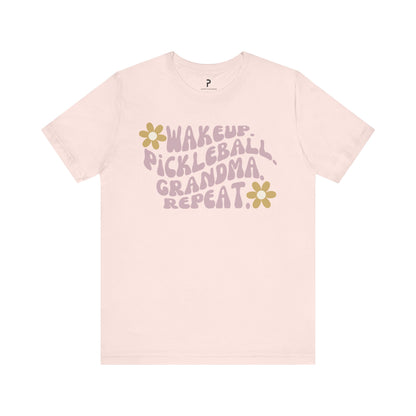 Pickleball Grandma  Repeat Cotton Unisex Tee