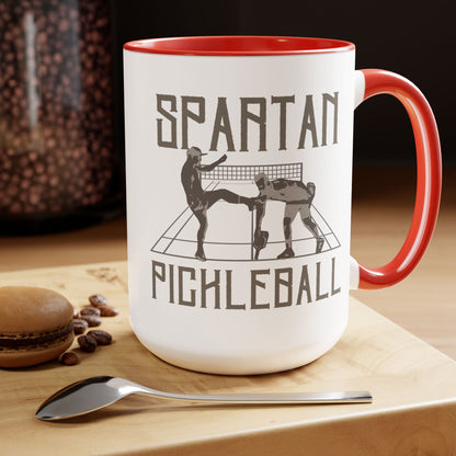 Spartan Pickleball 15oz Coffee Mug