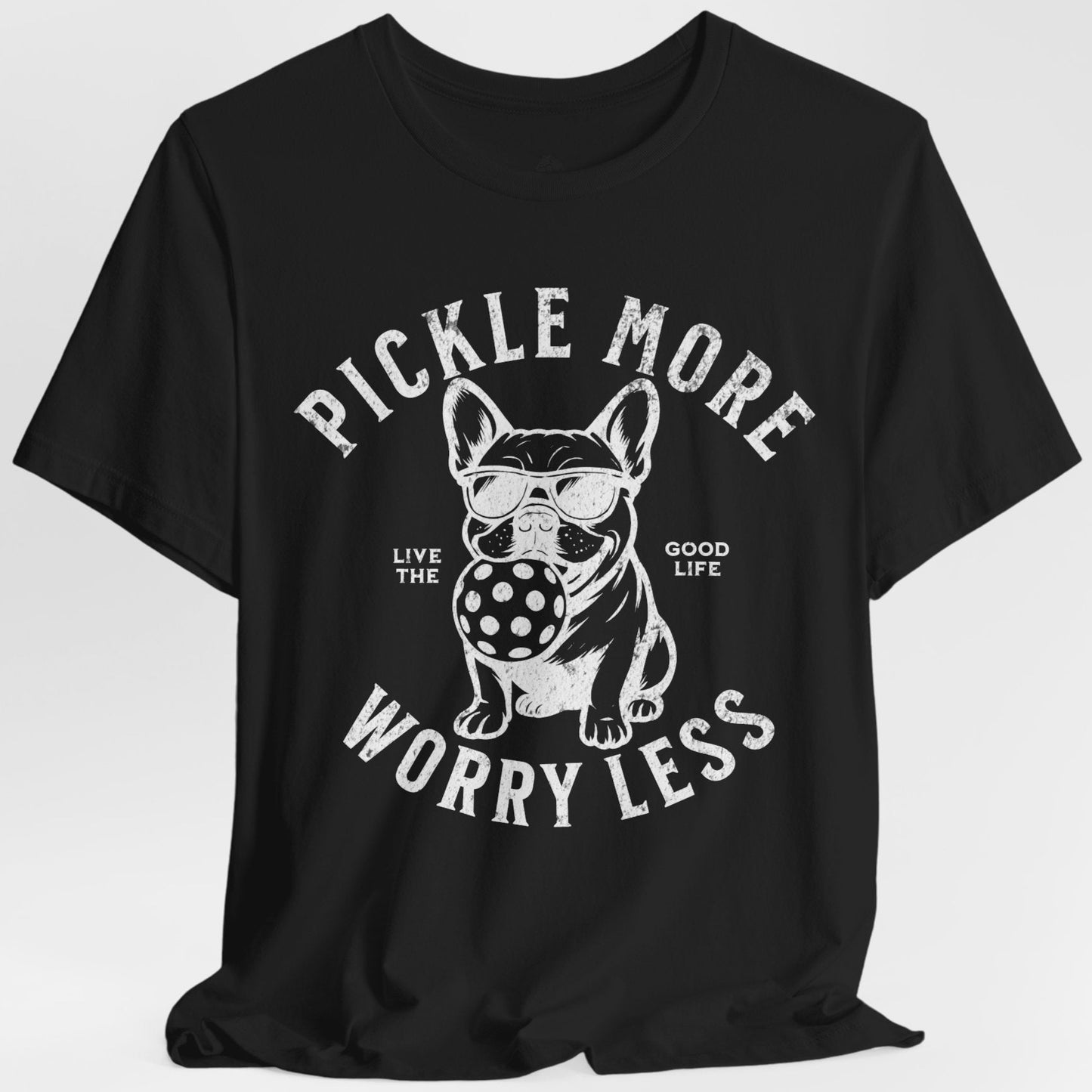 Pickle More Worry Less Unisex Softstyle Tee