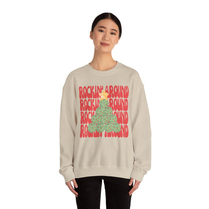 Rockin' Around The Ugly Pickleball Christmas Sweater