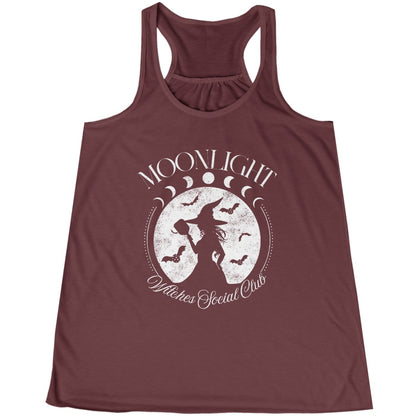 Moonlight Witches Club Racerback Tank