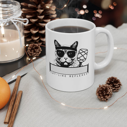 Cat-Like Reflexes Ceramic Mug 11oz