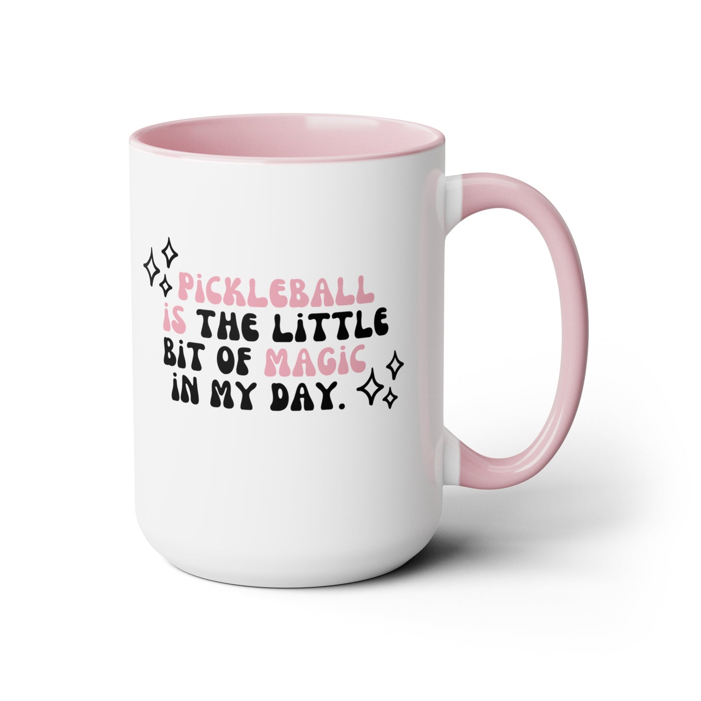 Pickleball is Magic Two-Tone 15oz Coffee Mug