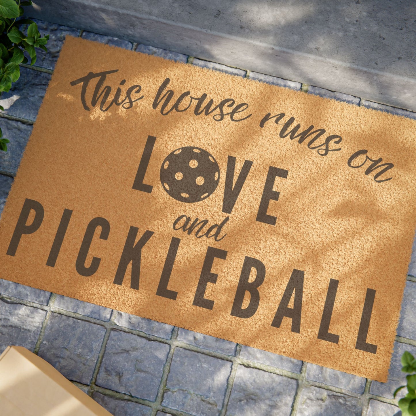 Love & Pickleball Doormat