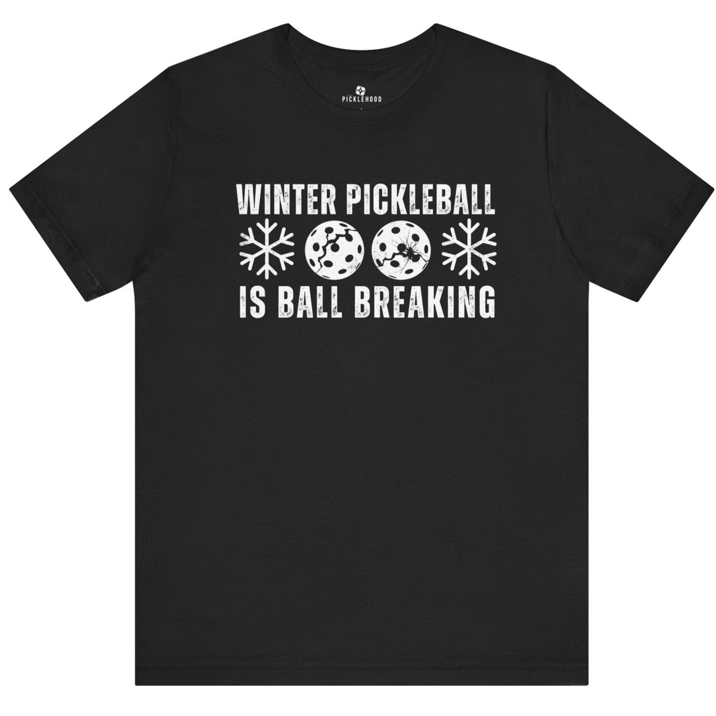 Winter Pickleball Is Ball Breaking Softstyle Unisex Tee