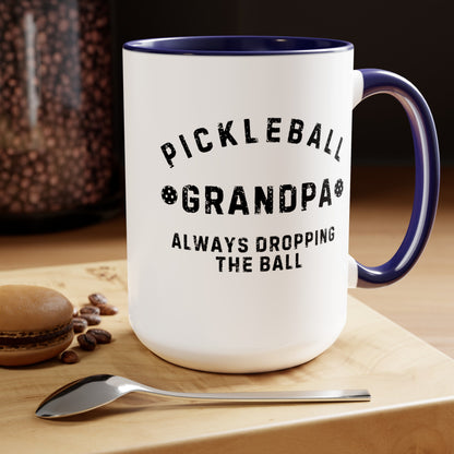 Pickleball Grandpa 15oz Coffee Mug