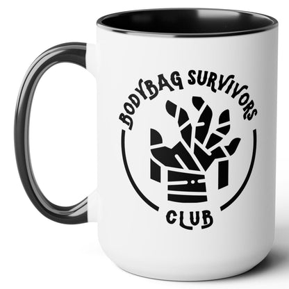 Bodybag Survivors Club 15oz Coffee Mug