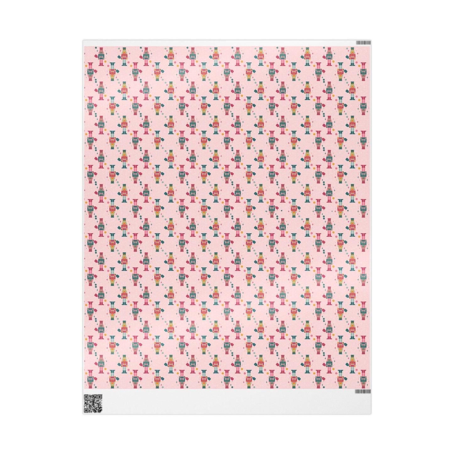 (Out of Stock) Dinking Nutcrackers Wrapping Paper