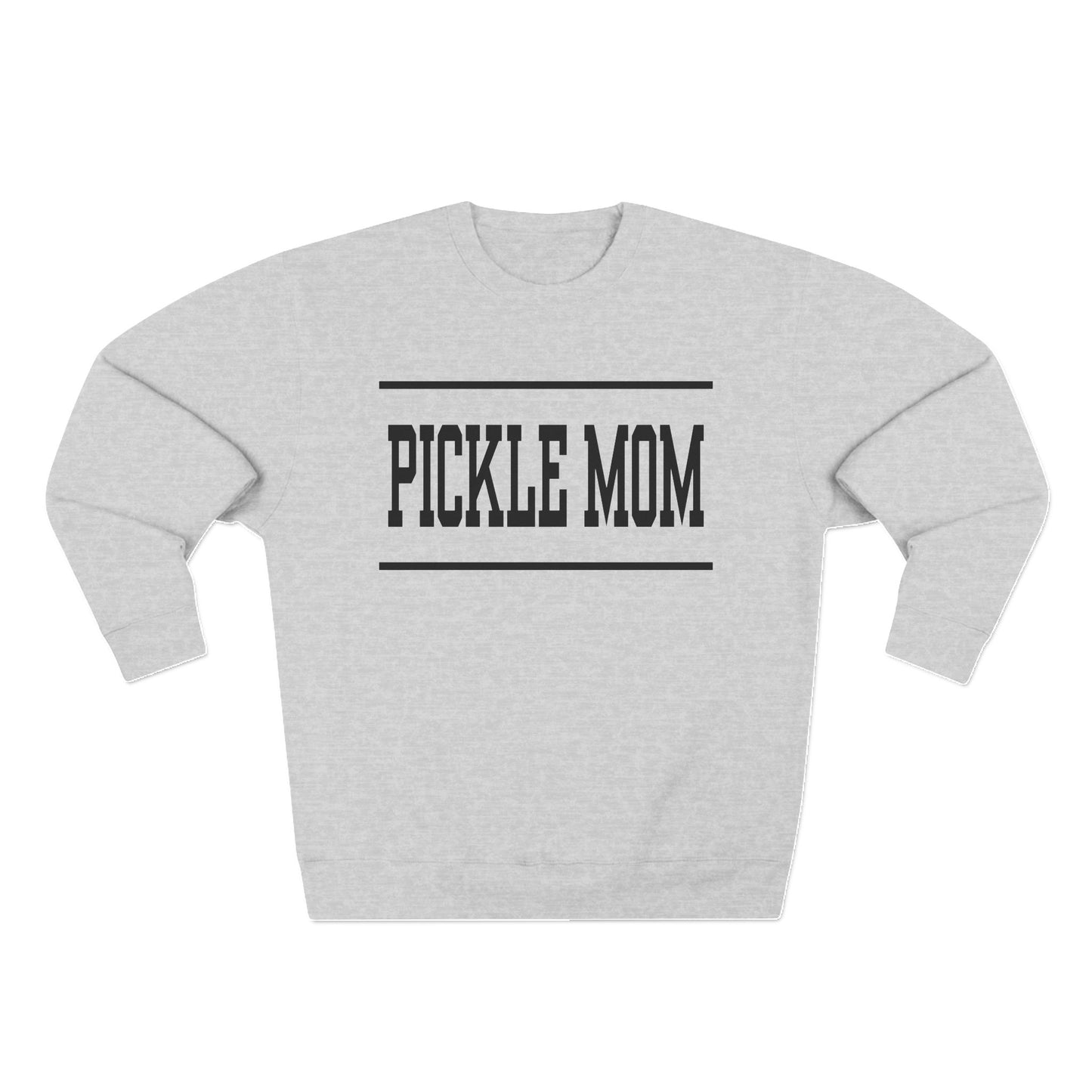 Varsity Pickle Mom Pickleball Premium Sweatshirt