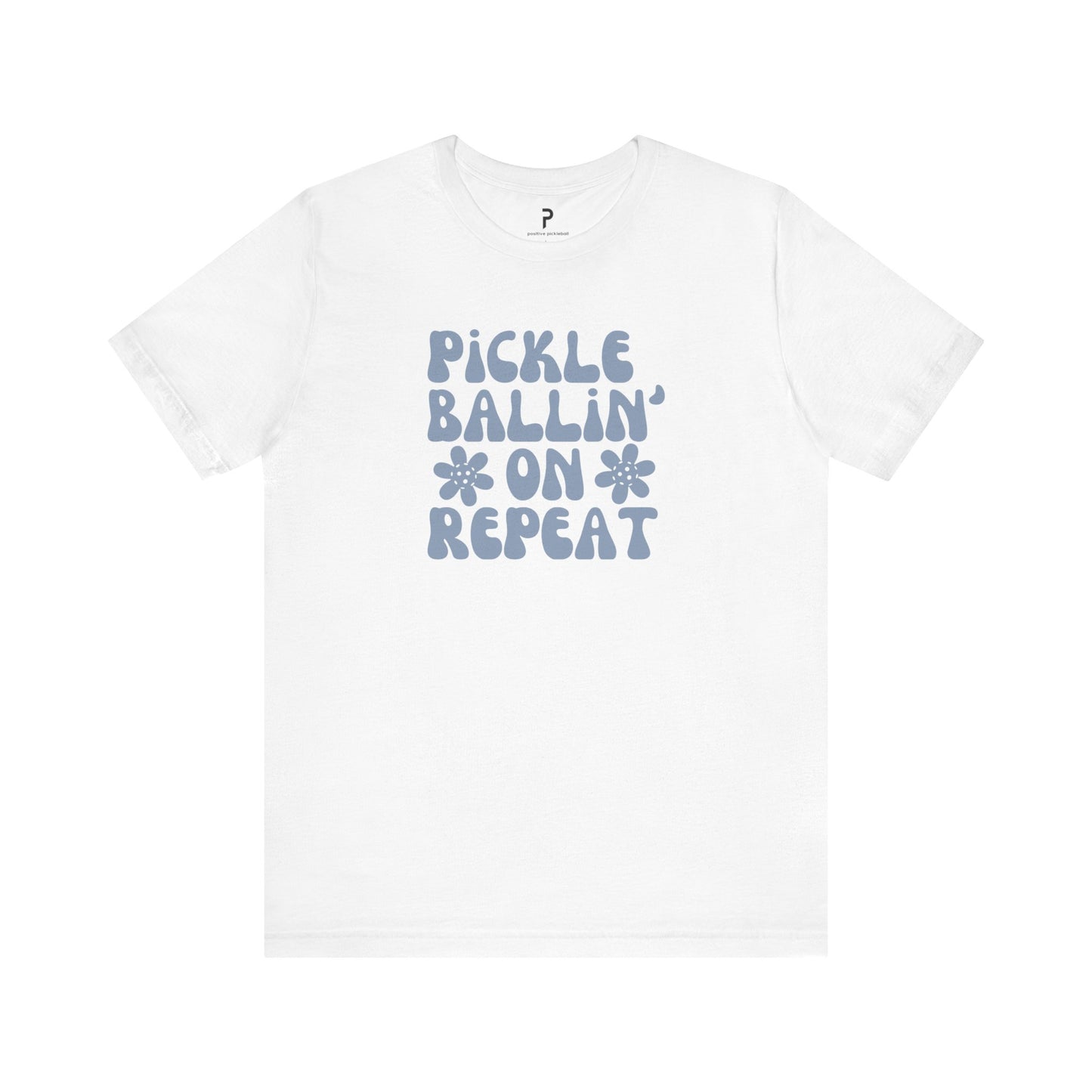 Pickleballin' On Repeat Unisex Cotton Tee