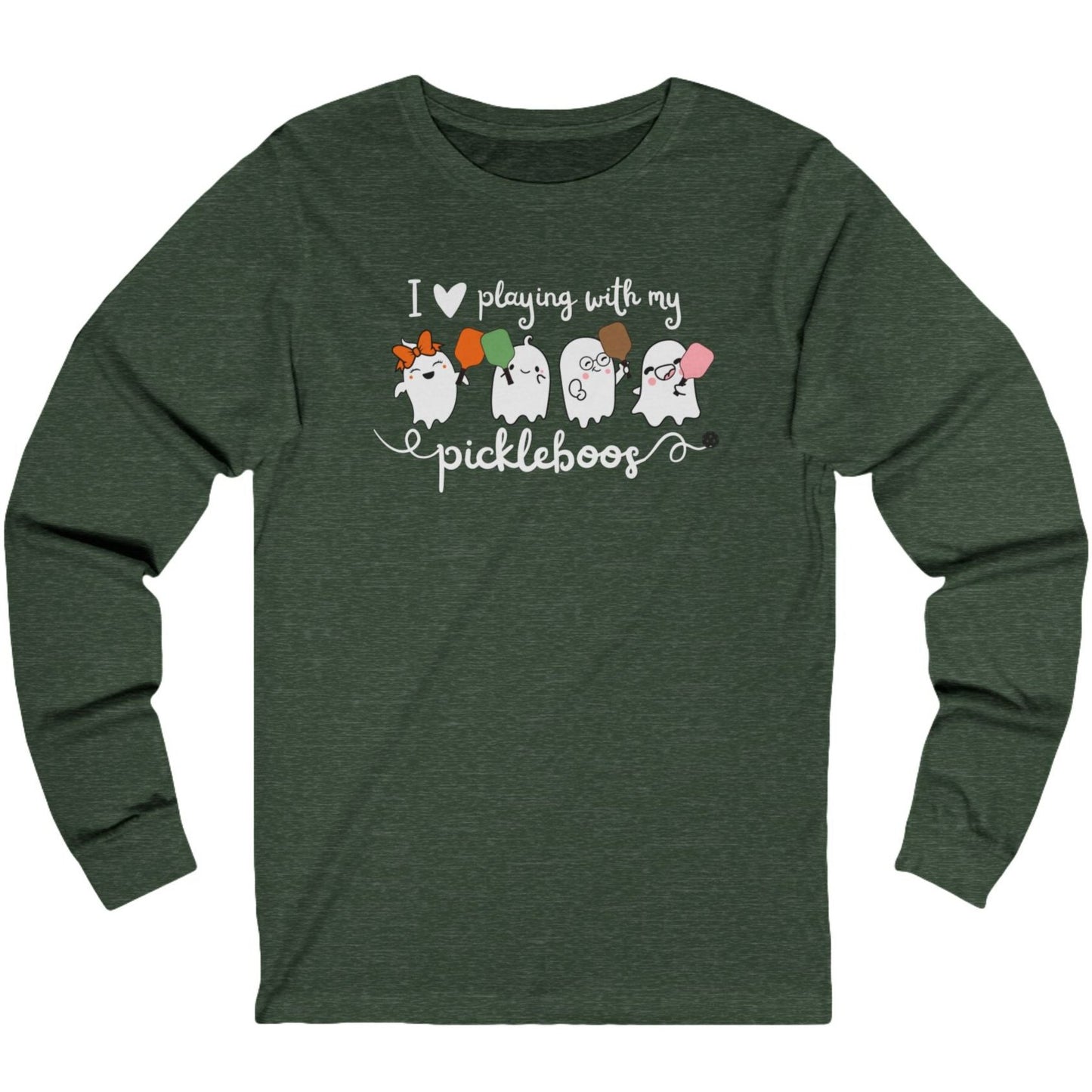 Heart My Pickleboos Unisex Long Sleeve Tee