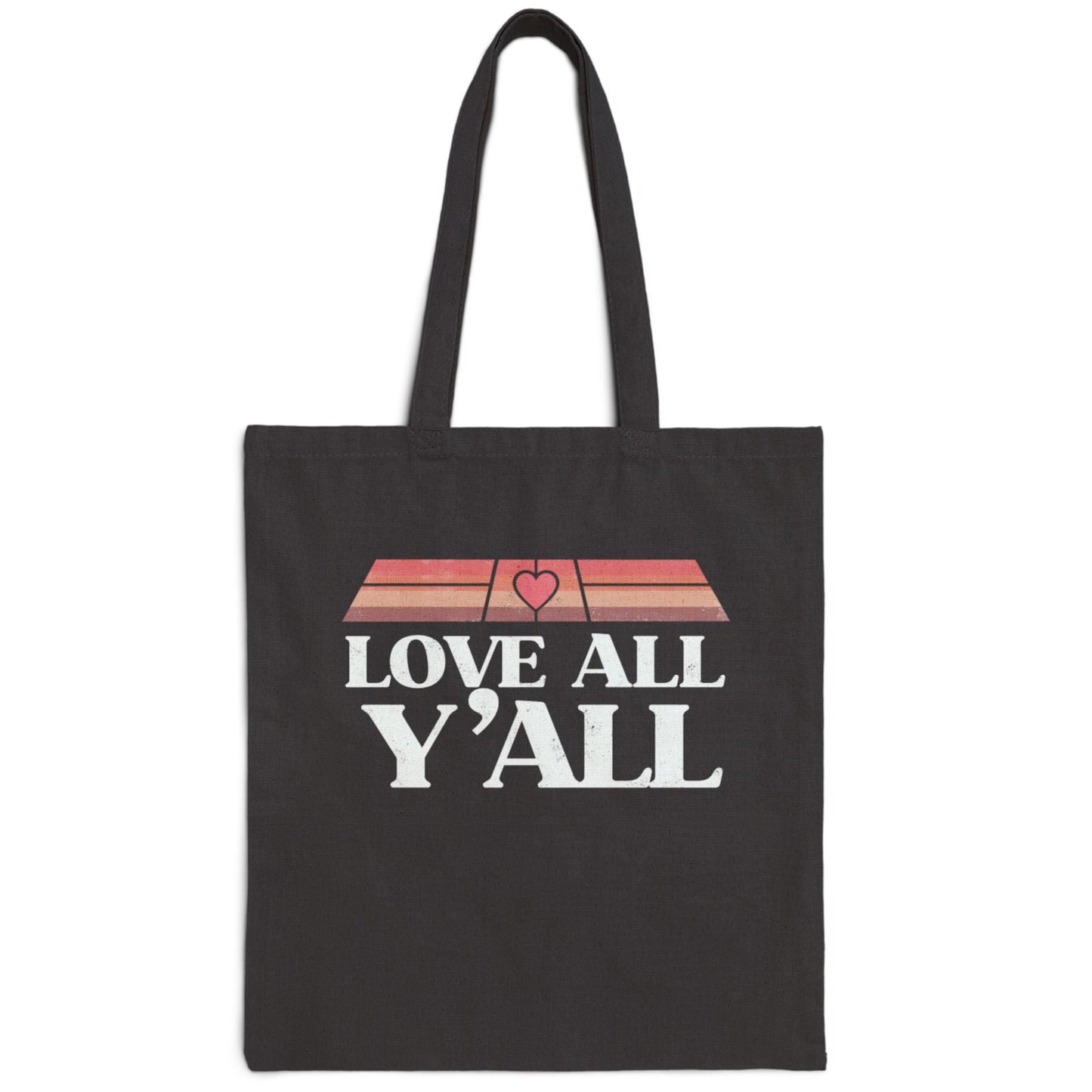 Love All Y'all Picklebll Canvas Everything Tote Bag