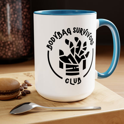 Bodybag Survivors Club 15oz Coffee Mug