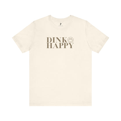 Dink Happy Smiley Cotton Unisex Tee